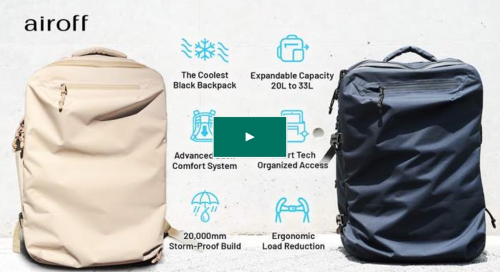 airoff – A Backpack That Defies Heat