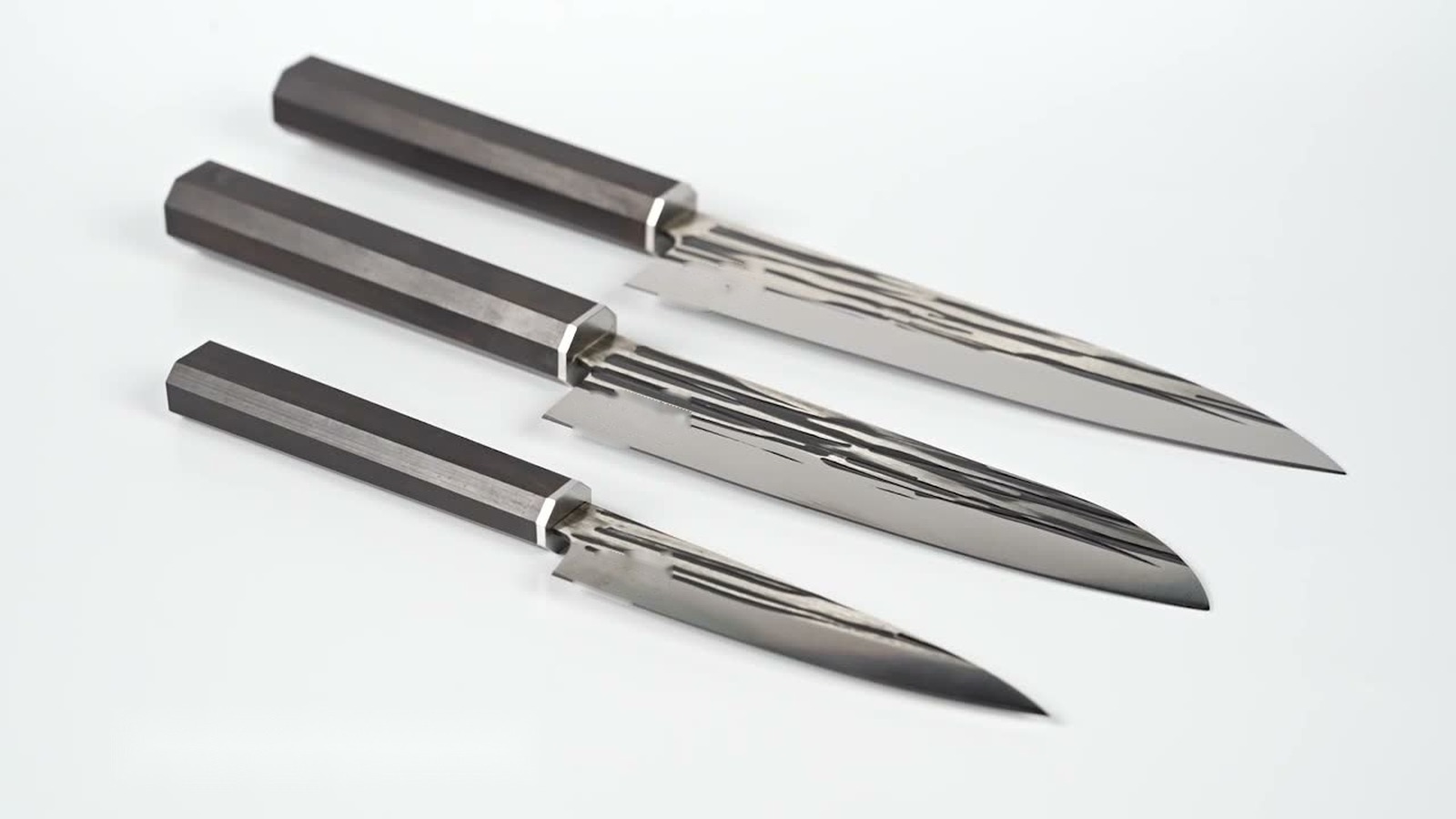 AMESUJI — 3-Piece Gyuto, Slicer & Petty Knife Set